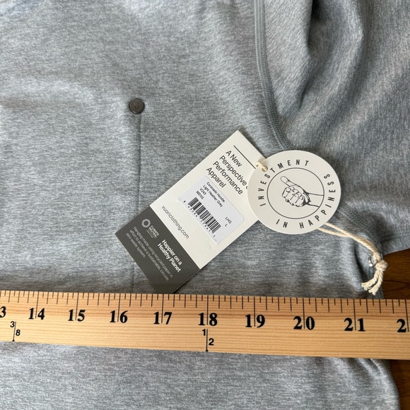 New Vuori Men’s Apparel Coronado Hoodie Light Heather Grey Size Large V243 #Gym - Picture 3 of 8